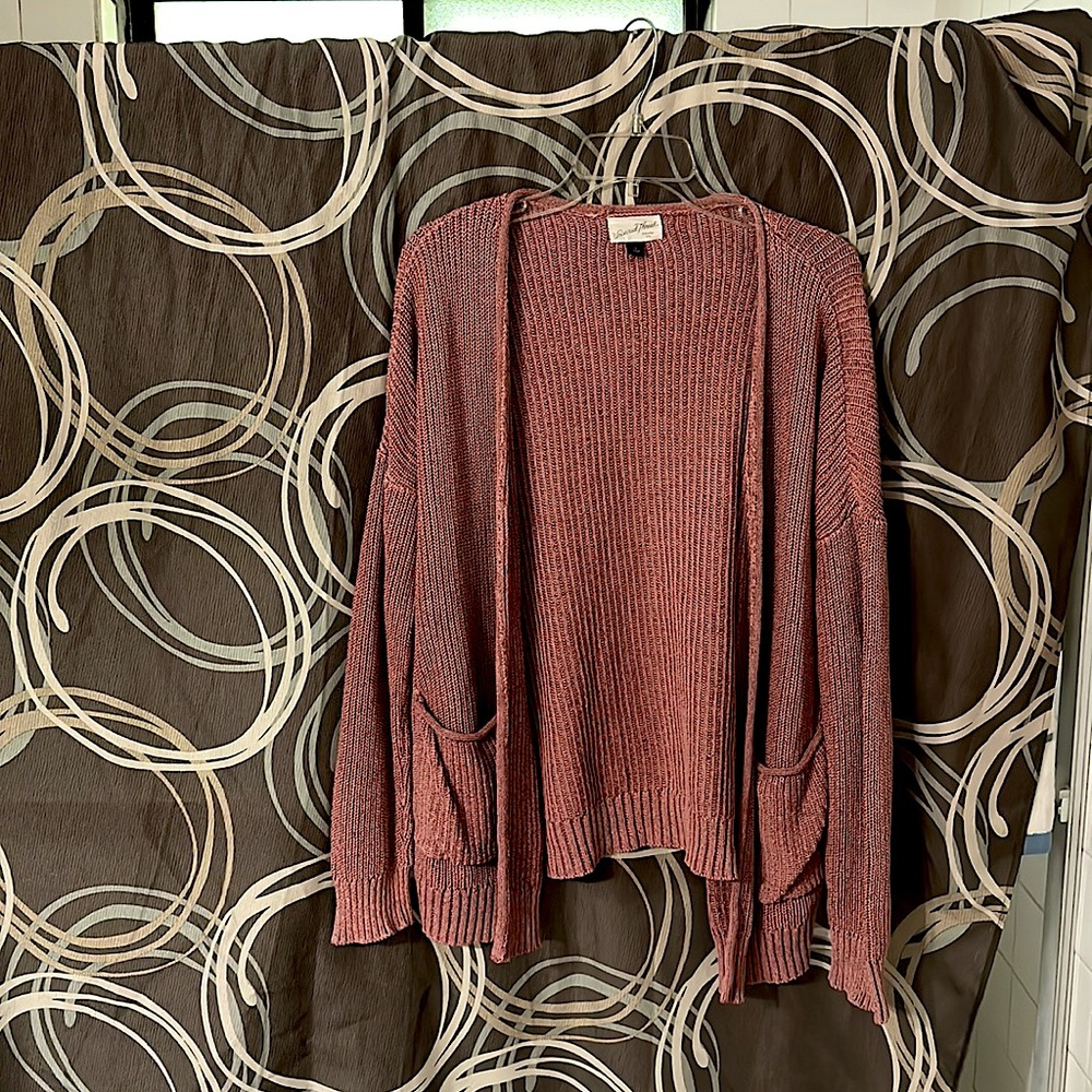 universal thread pink cardigan
